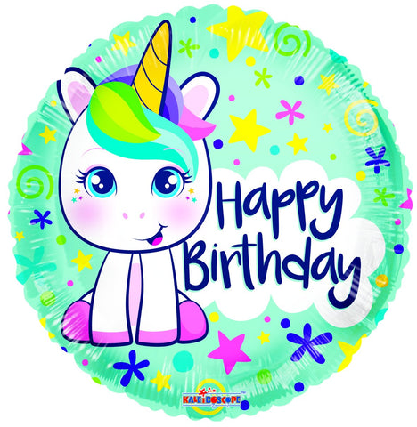 Cute Unicorn Foil Balloon - 18