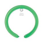 Solid Balloon Green D4(260)-012 | 50 balloons per package of 2'' each