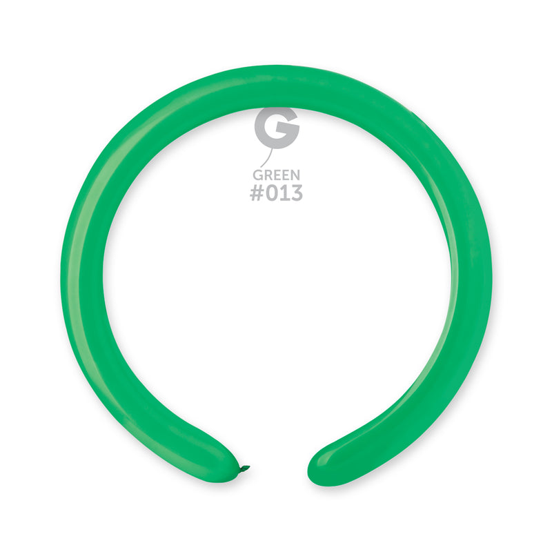 Solid Balloon Winter Green D4(260)-013 | 50 balloons per package of 2'' each