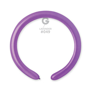 
            
                Load image into Gallery viewer, Solid Balloon Lavender D4(260)-049 | 50 balloons per package of 2&amp;#39;&amp;#39; each
            
        