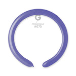 Solid Balloon Periwinkle D4(260)-075 | 50 balloons per package of 2'' each