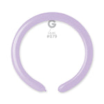 Solid Balloon Lilac D4(260)-079 | 50 balloons per package of 2'' each