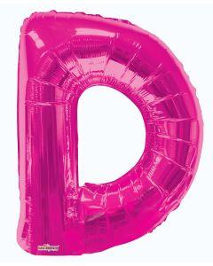 Letters A to Z Hot Pink Foil Balloon - 14" and 34" in each. (Choose your letter and Size)