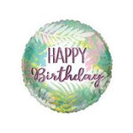 Palm Trees Birthday Foil Balloon - 18" in.
