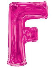 Letters A to Z Hot Pink Foil Balloon - 14" and 34" in each. (Choose your letter and Size)
