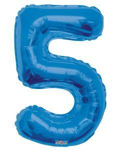 
            
                Load image into Gallery viewer, Numbers 0 to 9 Blue Foil Balloon 34&amp;quot; in each. (Choose your number)
            
        