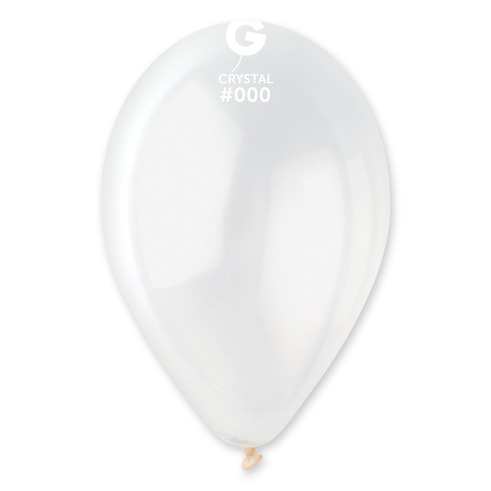 
            
                Load image into Gallery viewer, Solid Balloon Crystal G110-000 | 50 balloons per package of 12&amp;#39;&amp;#39; each | Gemar Balloons USA
            
        