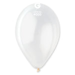 Solid Balloon Crystal G110-000 | 50 balloons per package of 12'' each | Gemar Balloons USA