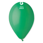 Solid Balloon Green G110-013 | 50 balloons per package of 12'' each | Gemar Balloons USA