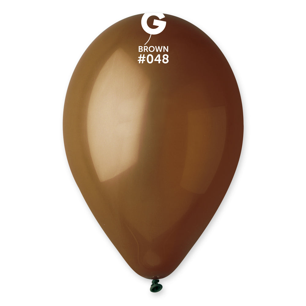 
            
                Load image into Gallery viewer, Solid Balloon Brown G110-048 | 50 balloons per package of 12&amp;#39;&amp;#39; each
            
        