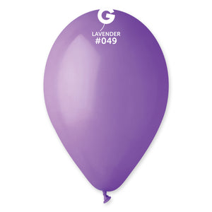 
            
                Load image into Gallery viewer, Solid Balloon Lavender G110-049 | 50 balloons per package of 12&amp;#39;&amp;#39; each | Gemar Balloons USA
            
        