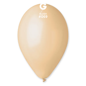 Solid Balloon Blush G110-069 | 50 balloons per package of 12'' each