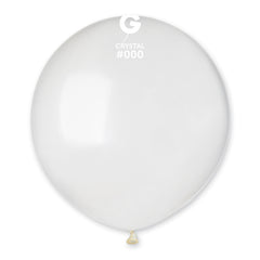 Solid Balloon Crystal G150-000 | 25 balloons per package of 19'' each