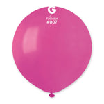 Solid Balloon Fuchsia G150-007 | 25 balloons per package of 19'' each