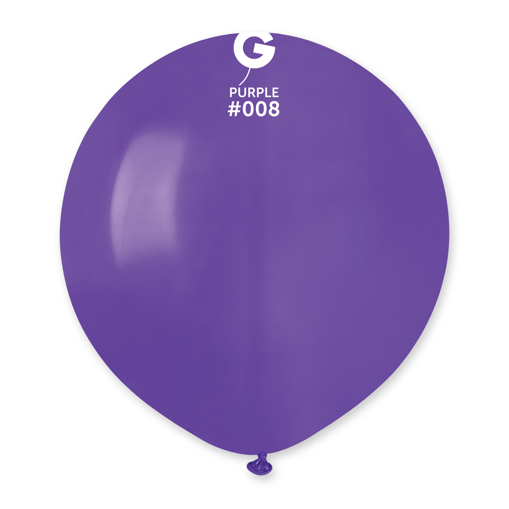 Solid Balloon Purple G150-008 | 25 balloons per package of