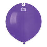 Solid Balloon Purple G150-008 | 25 balloons per package of 19'' each