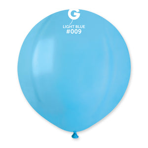 
            
                Load image into Gallery viewer, Solid Balloon Light Blue G150-009 | 25 balloons per package of 19&amp;#39;&amp;#39; each
            
        