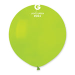 Solid Balloon Light Green G150-011 | 25 balloons per package of 19'' each
