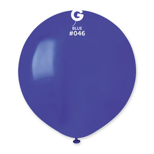 
            
                Load image into Gallery viewer, Solid Balloon Blue G150-046 | 25 balloons per package of 19&amp;#39;&amp;#39; each
            
        