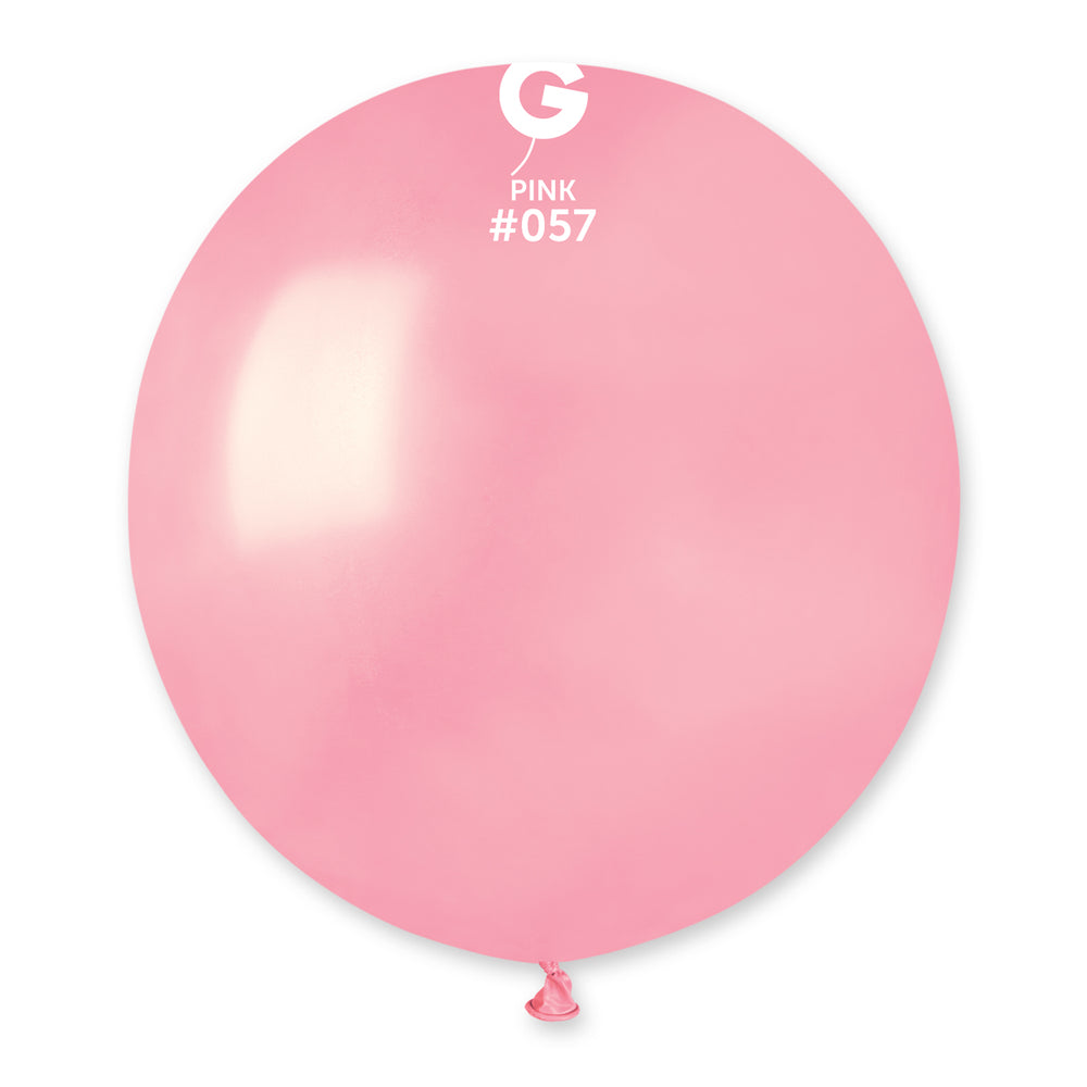 Solid Balloon Pink G150-057 | 25 balloons per package of 19'' each