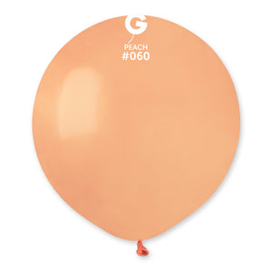 Solid Balloon Peach G150-060 | 25 balloons per package of 19'' each