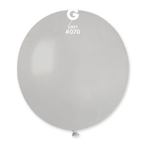 
            
                Load image into Gallery viewer, Solid Balloon Grey G150-070 | 25 balloons per package of 19&amp;#39;&amp;#39; each
            
        