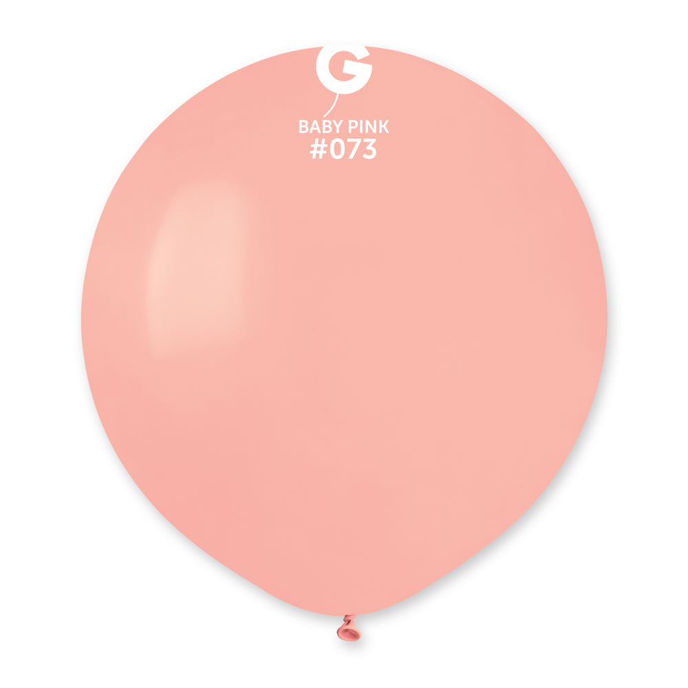 Solid Balloon Baby Pink G150-073 | 25 balloons per package of 19'' each