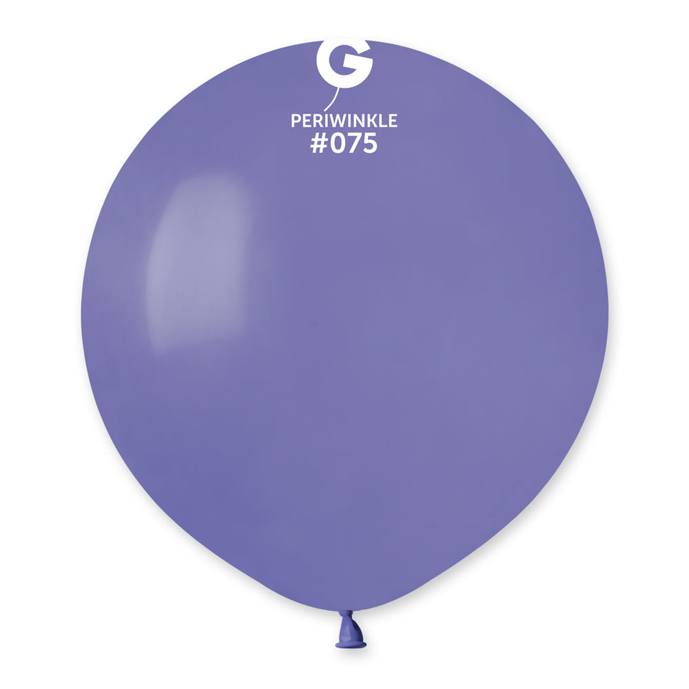 Solid Balloon Periwinkle G150-075 | 25 balloons per package of 19'' each