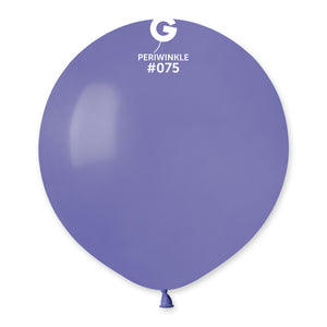 Solid Balloon Periwinkle G150-075 | 25 balloons per package of 19'' each