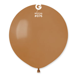
            
                Load image into Gallery viewer, Solid Balloon Mocha G150-076 | 25 balloons per package of 19&amp;#39;&amp;#39; each
            
        