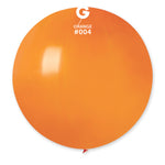 Solid Balloon Orange G30-004 | 1 balloons per package of 31''