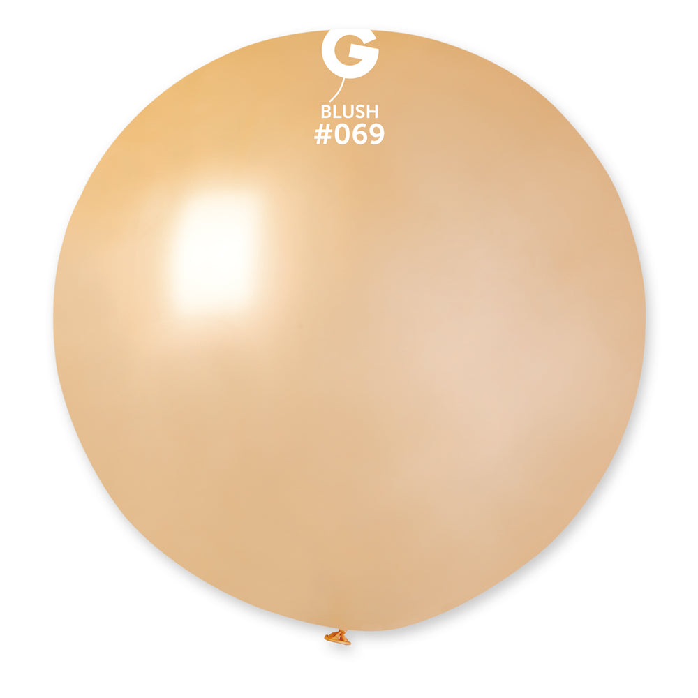 Solid Balloon Blush G30-069 | 1 balloon per package of 31''