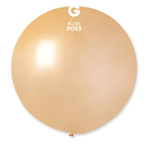 Solid Balloon Blush G30-069 | 1 balloon per package of 31''