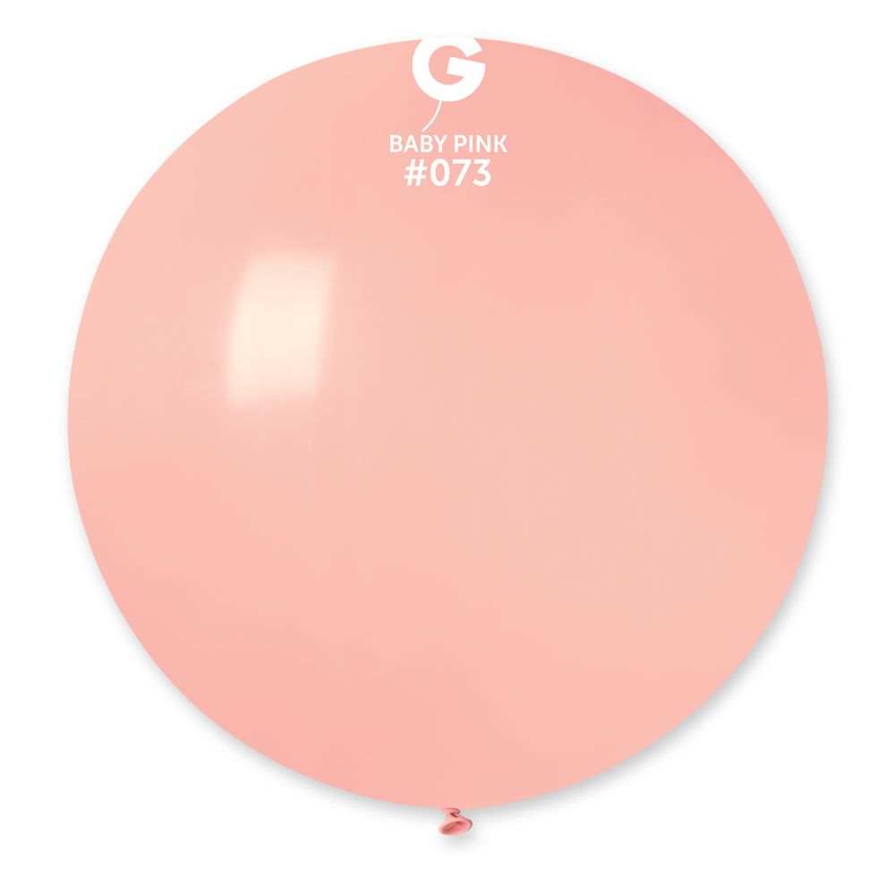 Solid Balloon Baby Pink G30-073 | 1 balloon per package of 31''