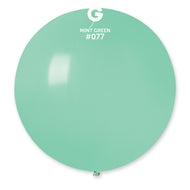 Solid Balloon Mint Green G30-077 | 1 balloon per package of 31''