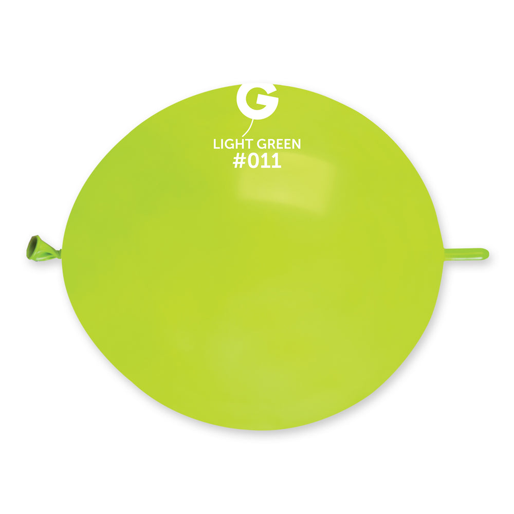 Solid Balloon Light Green GL13-011 | 50 balloons per package of 13'' each