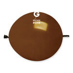 Solid Balloon Brown GL13-048 | 50 balloons per package of 13'' each