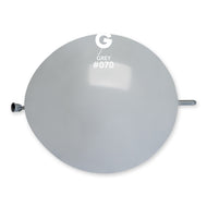 Solid Balloon Grey GL13-070 | 50 balloons per package of 13'' each