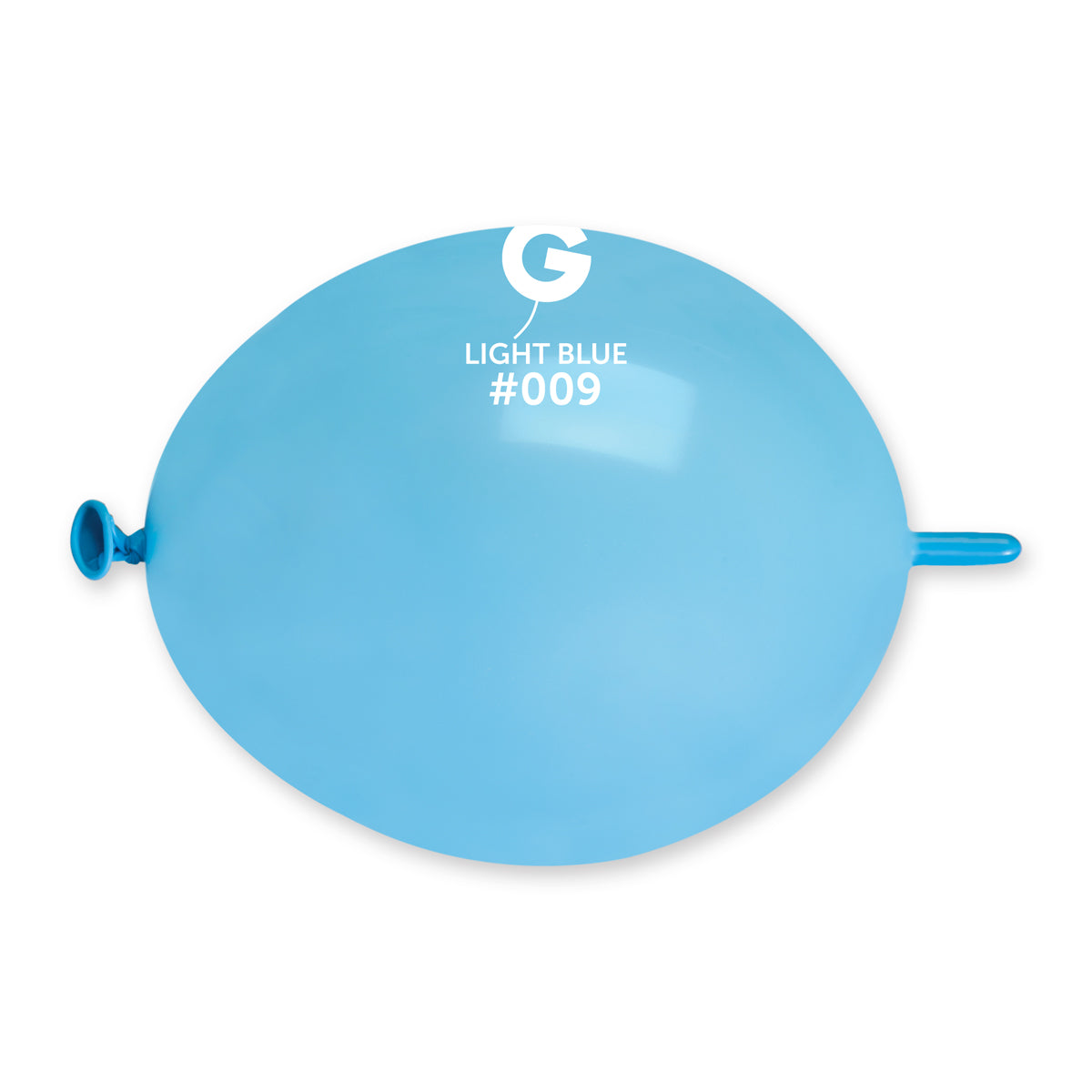 Solid Balloon Light Blue GL6-009 | 100 balloons per package of 6'' each