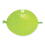 Solid Balloon Light Green GL6-011 | 100 balloons per package of 6'' each