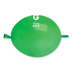 Solid Balloon Green GL6-012 | 100 balloons per package of 6'' each