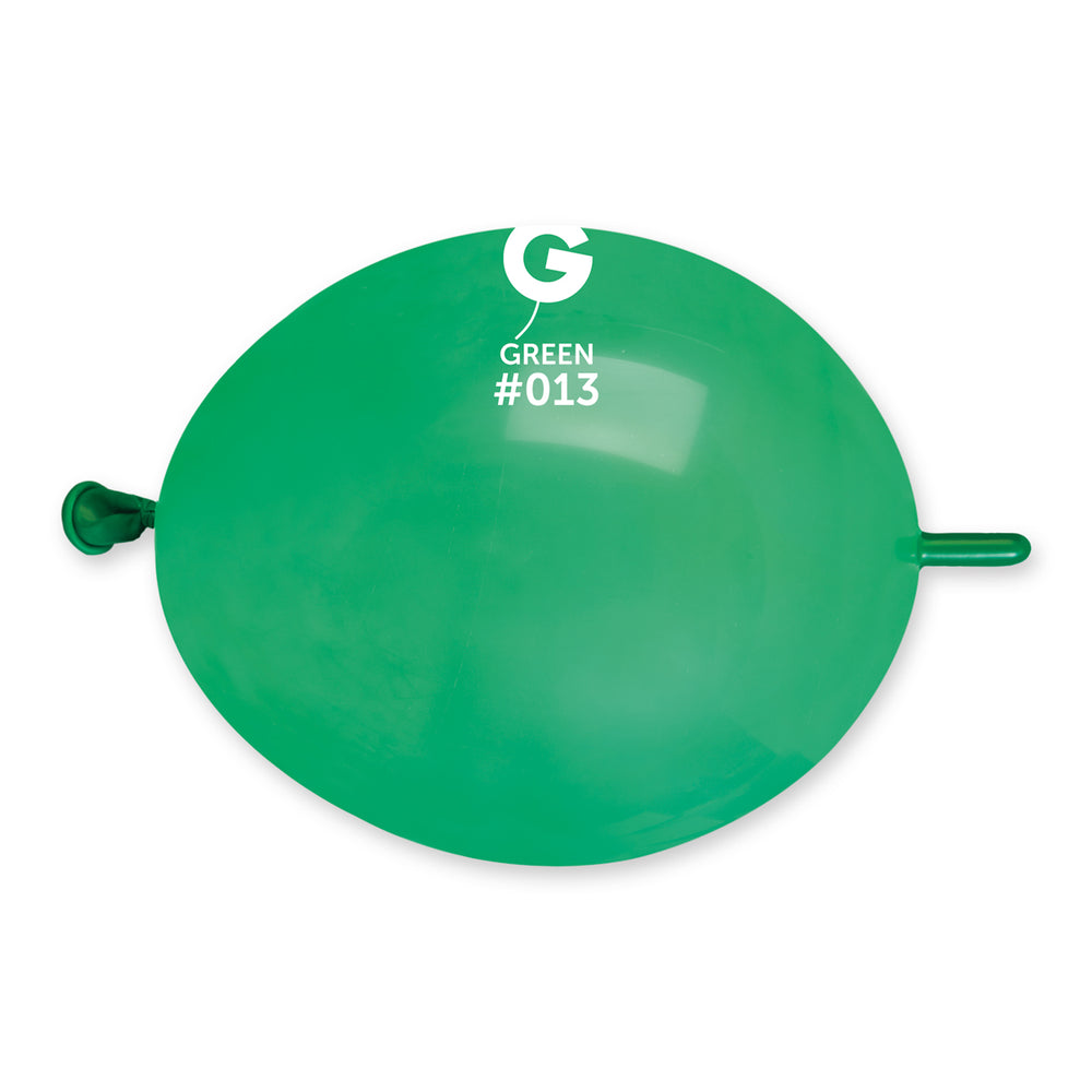 Solid Balloon Green GL6-013 | 100 balloons per package of 6'' each