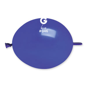 Solid Balloon Blue GL6-046 | 100 balloons per package of 6'' each