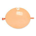 Solid Balloon Peach GL6-060 | 100 balloons per package of 6'' each