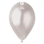 Metallic Balloon Pearl GM110-028 | 50 balloons per package of 12'' each