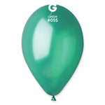 Metallic Balloon Green GM110-055 | 50 balloons per package of 12'' each