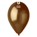 Metallic Balloon Brown GM110-066 | 50 balloons per package of 12'' each