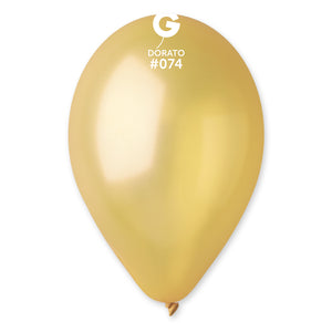 
            
                Load image into Gallery viewer, Metallic Balloon Dorato GM110-074 | 50 balloons per package of 12&amp;#39;&amp;#39; each
            
        