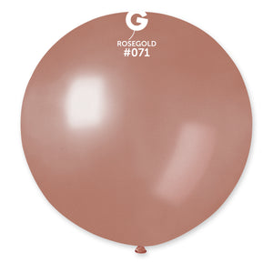 
            
                Load image into Gallery viewer, Metallic Balloon Rose Gold GM30-071 | 1 balloon per package of 31&amp;#39;&amp;#39;
            
        