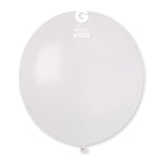 Metallic Balloon White GM150-029 | 25 balloons per package of 19'' each